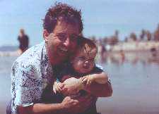 When I was around 34 taking Lilac into the ocean for the first time